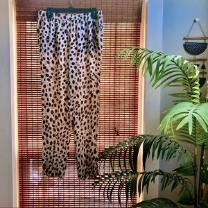 Joe’s Cheetah Silk Pants